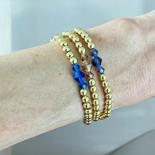 Load image into Gallery viewer, Birthstone Bracelet with Crystal