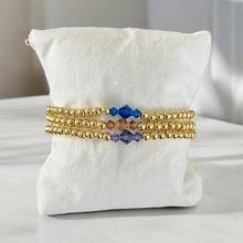 Load image into Gallery viewer, Birthstone Bracelet with Crystal
