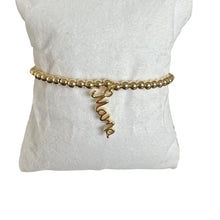 Load image into Gallery viewer, Gold filled Mama bracelet
