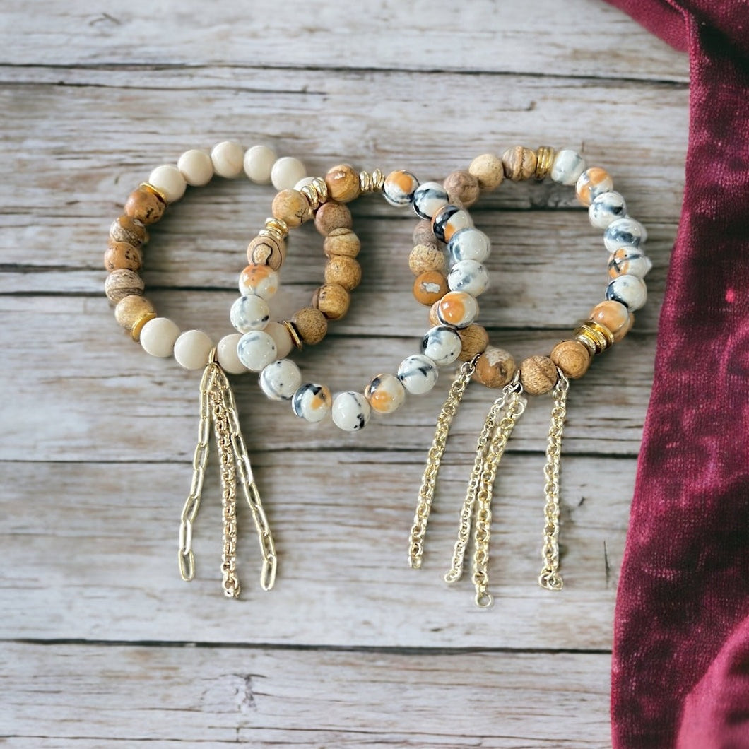 Earth Tones Bracelet Set