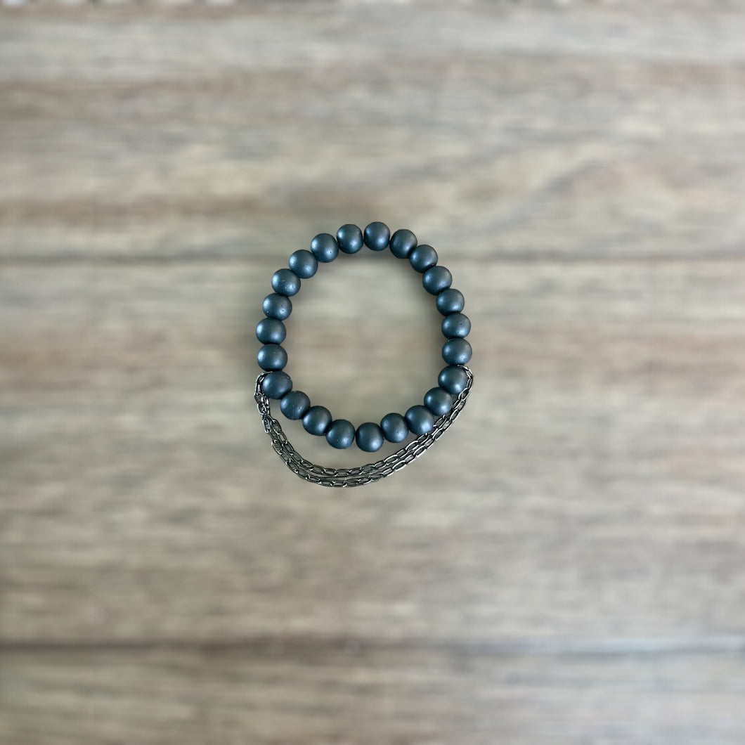 All Black Onyx Bracelet