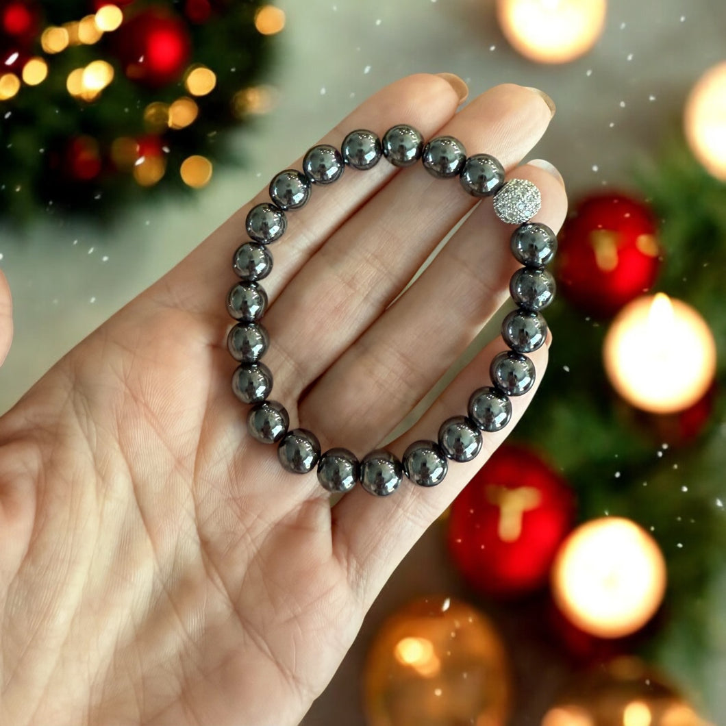 Gunmetal Hematite Bracelet