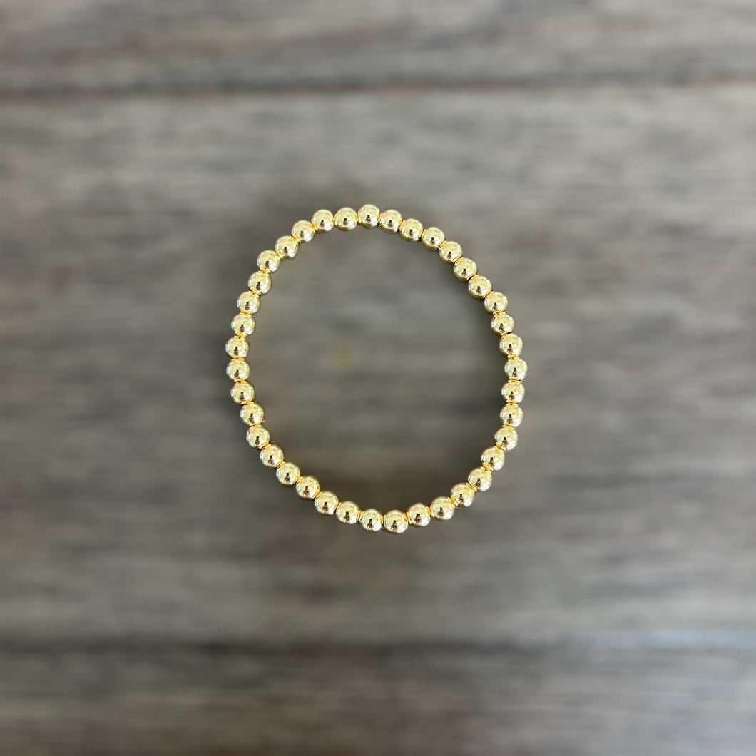 5mm all gold bracelet