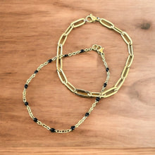 Load image into Gallery viewer, Gold Paperclip Chain Bracelet
