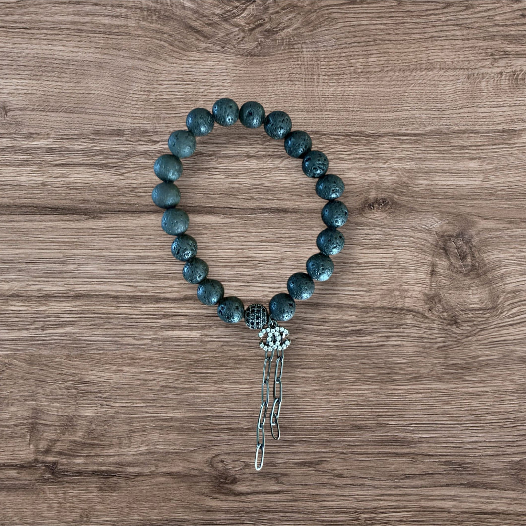 Black Onyx Glam Bracelet