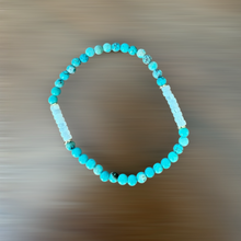 Load image into Gallery viewer, Turquoise and Shell 4mm
